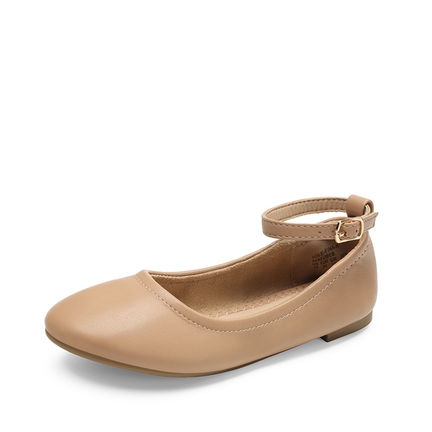 Girls nude ballet flats top