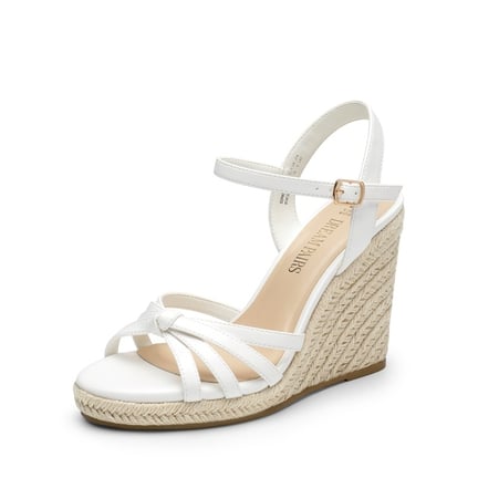 White high heel wedge sandals cheap