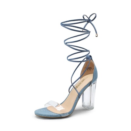 Transparent heels wide width store