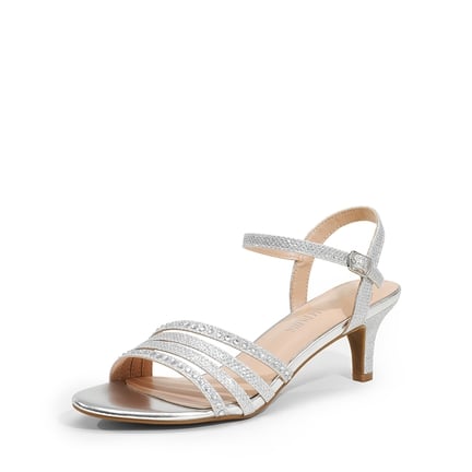 Comfortable dressy silver sandals online