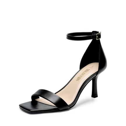 Women s Black Square Toe Heels Dream Pairs