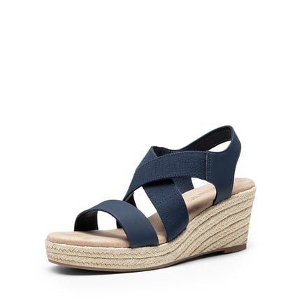 Women s Blue Wedge Heels Dream