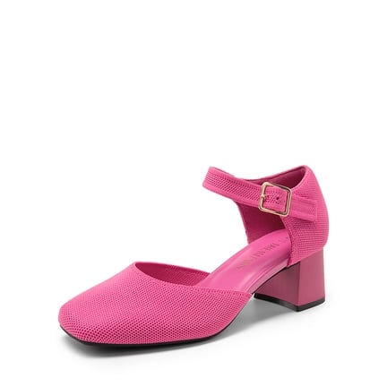 Low heeled pink shoes clearance