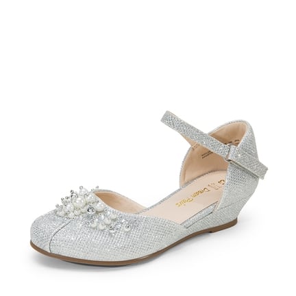 Girls silver wedge sandals online