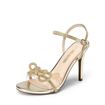 Gold heels with diamonds shop