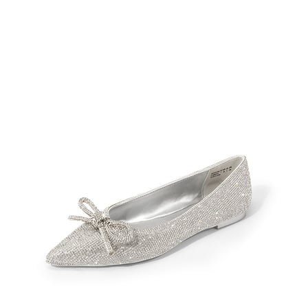 Women s Silver Flats Dream Pairs