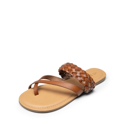 Ny Tour Braided Strap Heeled Sandals