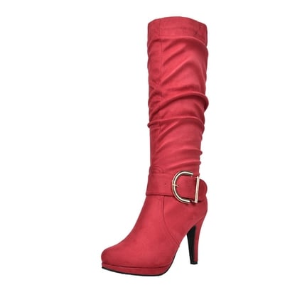 Red knee high boots australia new arrivals