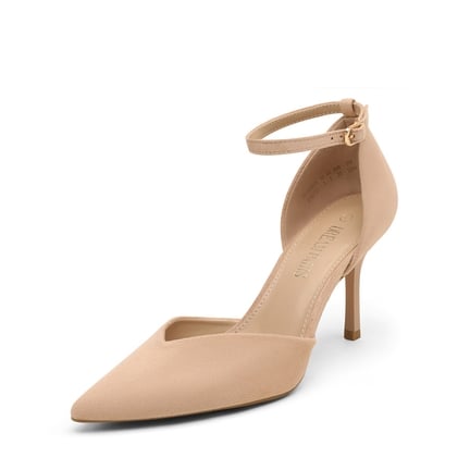 Close toed nude heels store