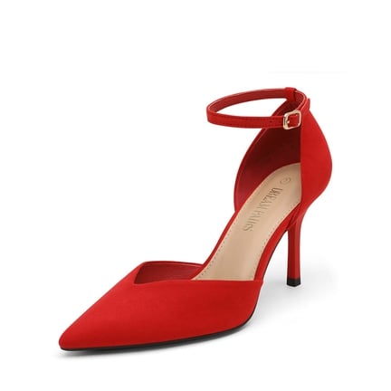 Cheap red heels near me hot sale