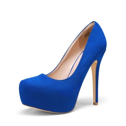 Talons Hauts Bleus - 5 Pouces (ultra Hauts) - Taille 7.5 - Marque Shoe Dazzle - Neufs Sans Boîte