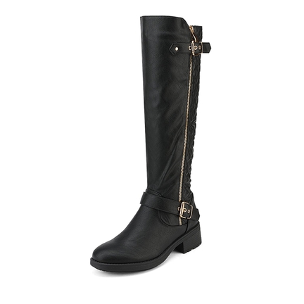 DREAM PAIRS Knee High Winter Boots with Faux