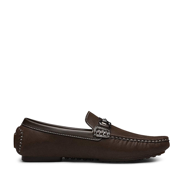 Men's Horsebit Moc-Toe Moccasin Loafers - BROWN - 2