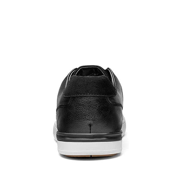 Men's Lace-Up Fashion Casual Dress Sneakers - BLACK - 5