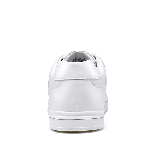 Men's Lace-Up Fashion Casual Dress Sneakers - WHITE - 5