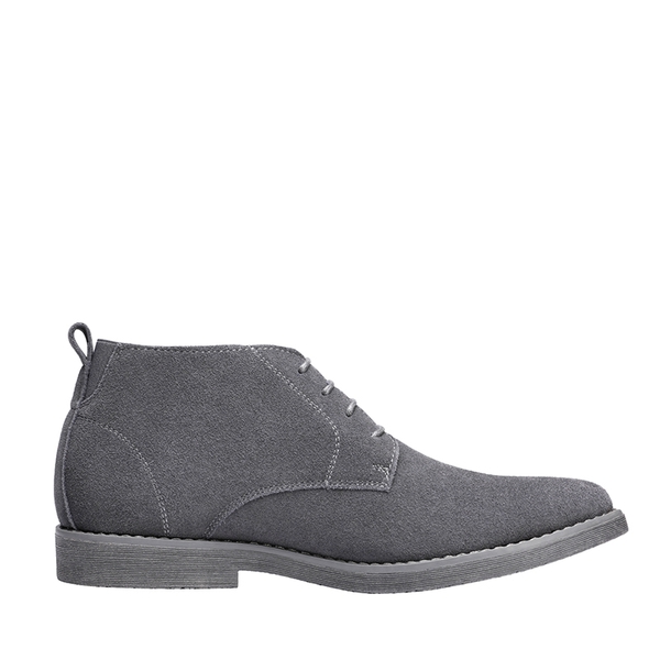 Men's Suede Chukka Boots - GREY - 2