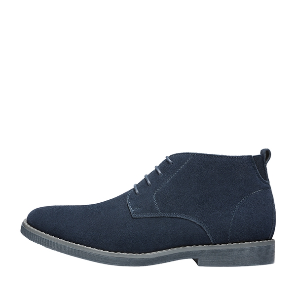 Men's Suede Chukka Boots - NAVY - 1