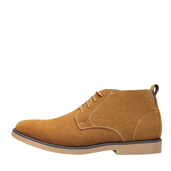 Men's Suede Chukka Boots - CAMEL - 1