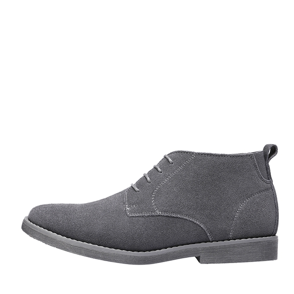 Men's Suede Chukka Boots - GREY - 1