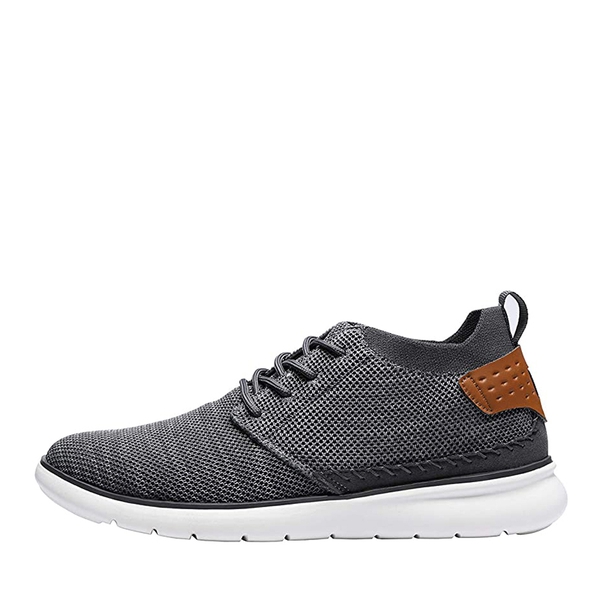 Men's Breathable Mesh Sneakers - DARK GREY - 1
