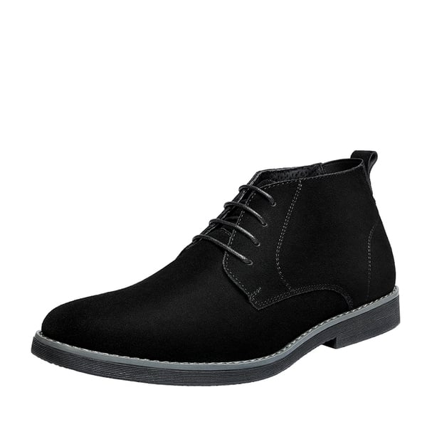 Men's Suede Chukka Boots - BLACK -  0