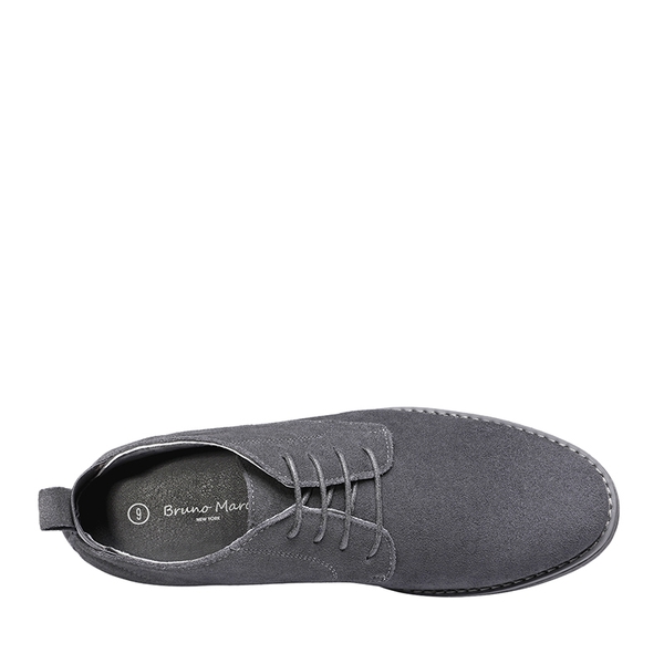 Men's Suede Chukka Boots - GREY - 3