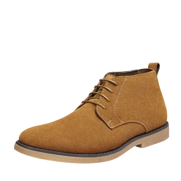 Men's Suede Chukka Boots - CAMEL -  0