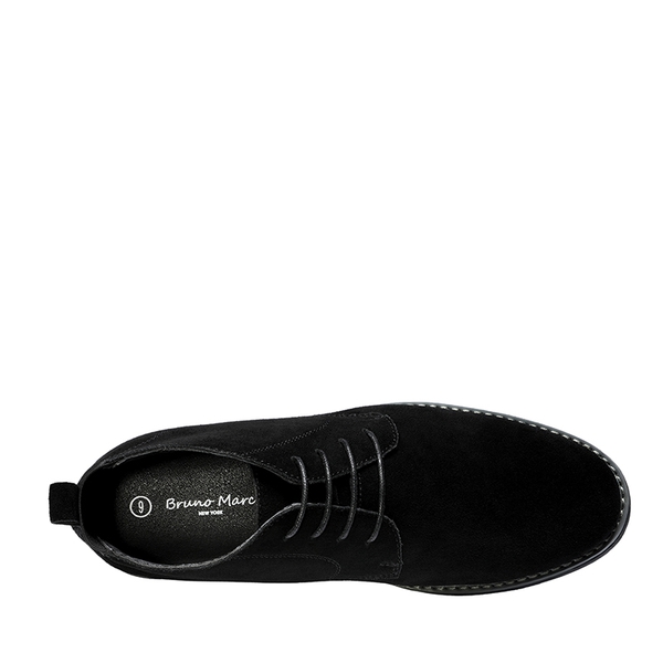Men's Suede Chukka Boots - BLACK - 3