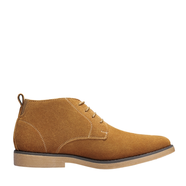 Men's Suede Chukka Boots - CAMEL - 2