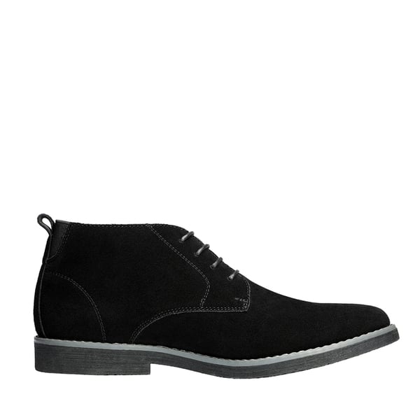 Men's Suede Chukka Boots - BLACK - 2