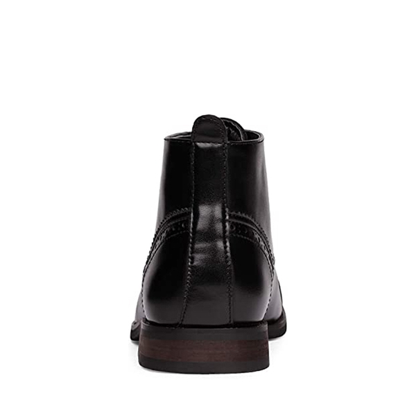 Men's Cap-Toe Dress Boots - BLACK - 5