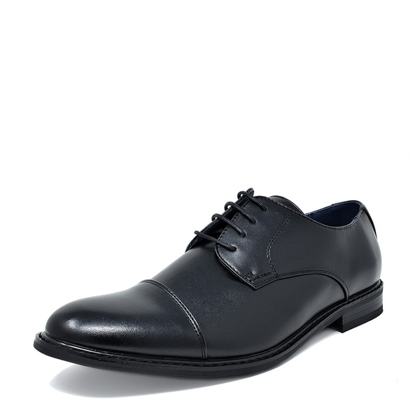 Men's Lace-Up Classic Oxford Shoes - ALL BLACK -  0