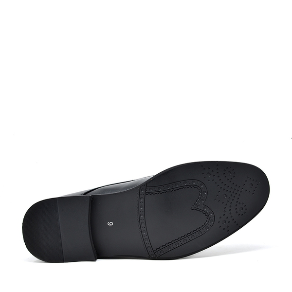 Men's Lace-Up Classic Oxford Shoes - ALL BLACK - 4
