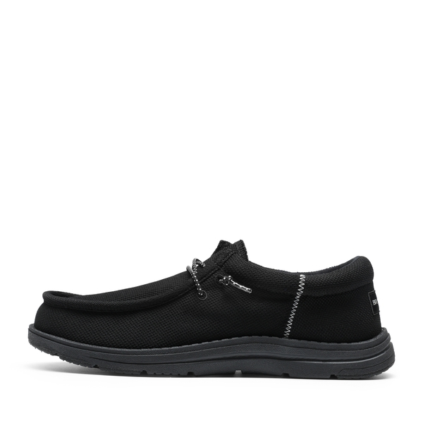 Men's Lightweight Casual Slip-On Loafers - BLACK - 1