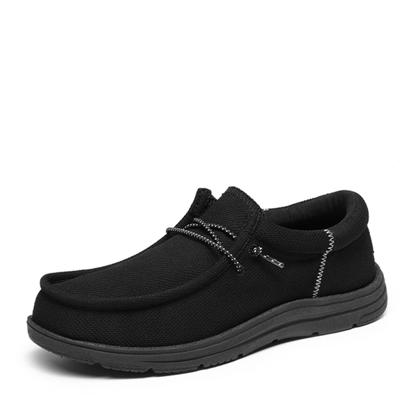 Men's Lightweight Casual Slip-On Loafers - BLACK -  0