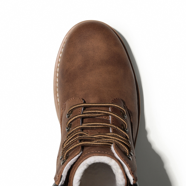 Men's Non-Slip Winter Combat Boots - BROWN - 2