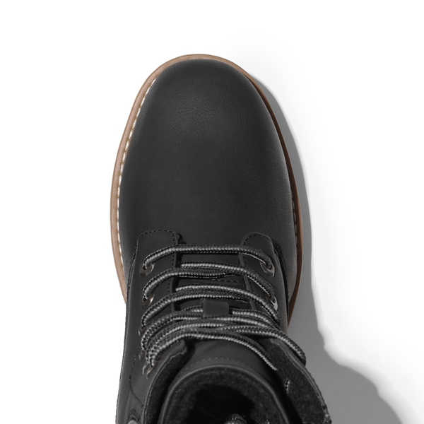 Men's Non-Slip Winter Combat Boots - BLACK - 2