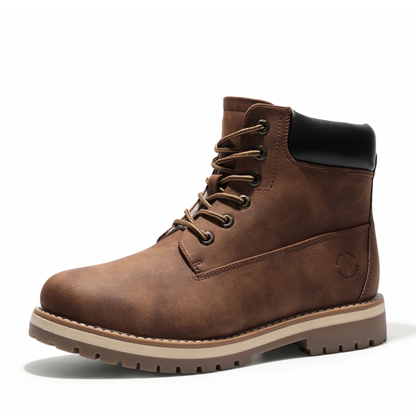 Men's Non-Slip Winter Combat Boots - BROWN -  0