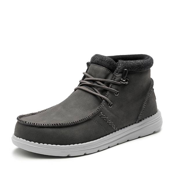 Men's Warm Slip-On Winter Boots - GREY -  0