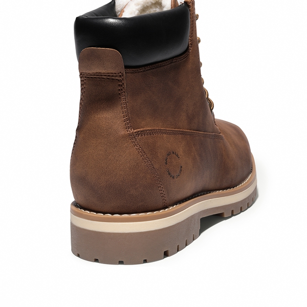 Men's Non-Slip Winter Combat Boots - BROWN - 3