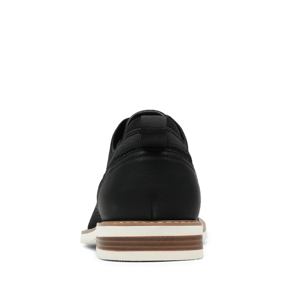Men's Lightweight Knit Oxford Sneakers - BLACK - 4
