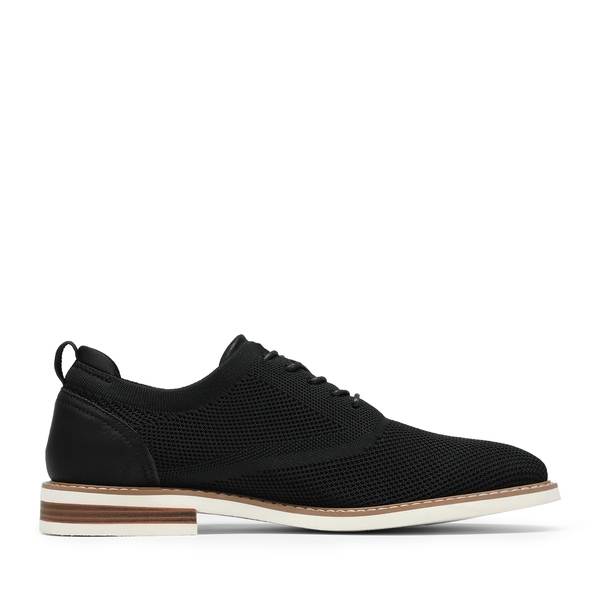 Men's Lightweight Knit Oxford Sneakers - BLACK - 2
