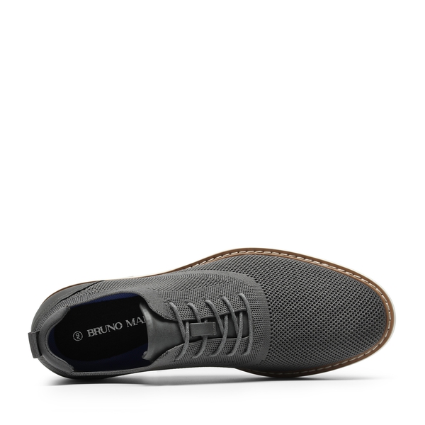 Men's Lightweight Knit Oxford Sneakers - GREY - 5