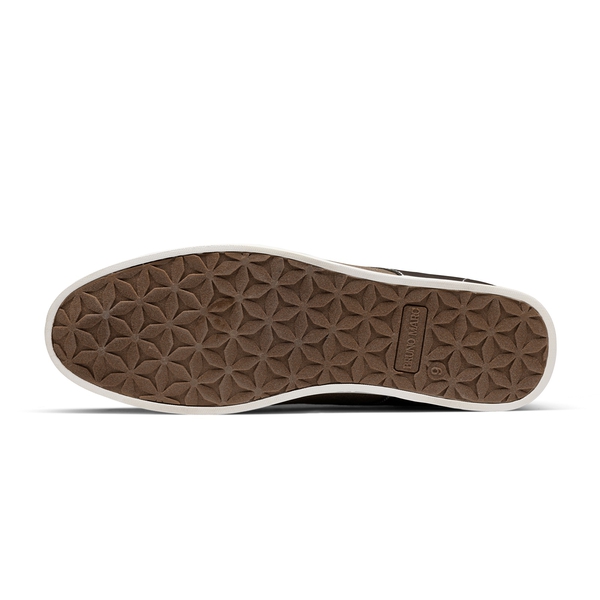 Men's Comfortable Lace-Up Oxford Sneakers - DARK BROWN - 3