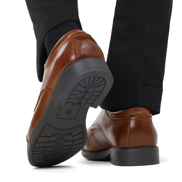 Men's Cap-Toe Oxford Dress Shoes - BROWN - 7