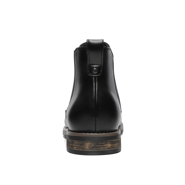 Men's Slip-On Dress Chelsea Boots - BLACK - 5