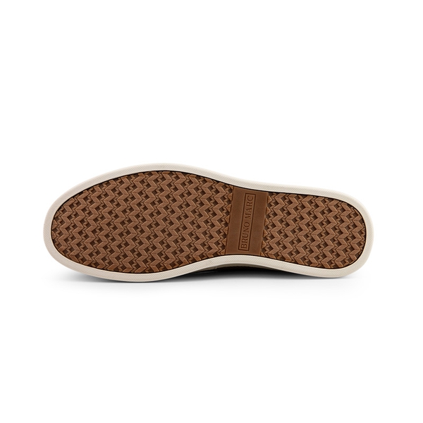 Men's Knitted Slip-On Walking Loafers - BLACK - 3