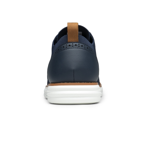 [KnitFlex SmartCraft] Men's Lightweight Wingtip Oxford Shoes - NAVY - 4