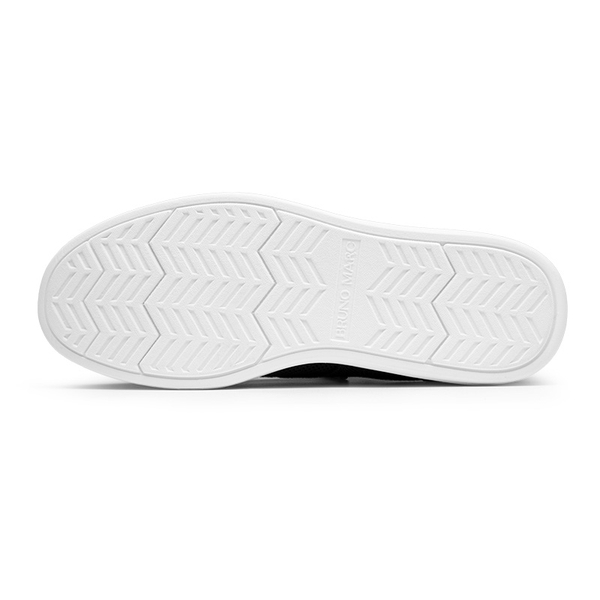 [KnitFlex SmartCraft-] Men's Knitted Casual Oxford Wingtip Shoes - BLACK - 3