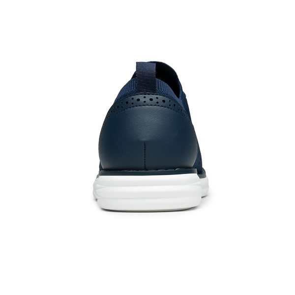 [KnitFlex SmartCraft-] Men's Knitted Casual Oxford Wingtip Shoes - NAVY - 4